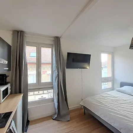Bologne, Studio Cozy Climatise * Reims